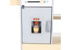Wooden market stall food truck with a wheeled ice cube maker 20