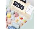 Wooden toy cash register for kids with scanner 2