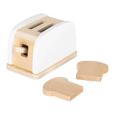 Wooden toy toaster coffee maker and mixer set a kitchen appliance set for kids