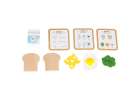 Wooden toy toaster coffee maker and mixer set a kitchen appliance set for kids 13
