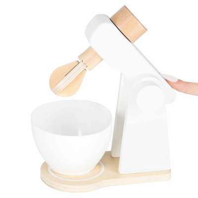 Wooden toy toaster coffee maker and mixer set a kitchen appliance set for kids