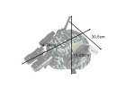Zestaw żołnierza militarny hełm walkie talkie lornetka latarka 20