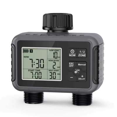 Automatic Electronic Garden Irrigation Controller and Water Timer