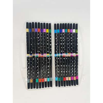Glitter Markers Felt-Tip Pens and Coloring Markers in a Case 36-Piece Set