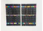 Glitter Markers Felt-Tip Pens and Coloring Markers in a Case 60-Piece Set 2