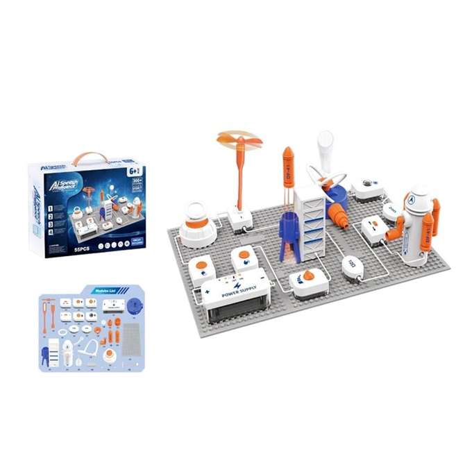 Small Electronics &amp; EE Voice Control Educational Set 55 pcs