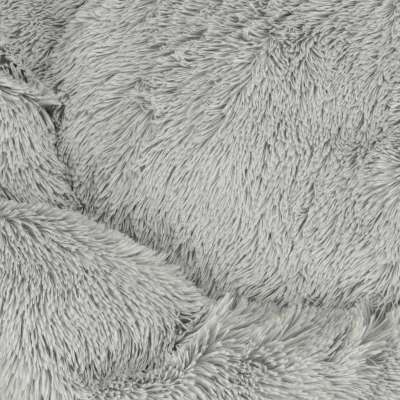 Plush Dog Bed 100 cm Light Gray