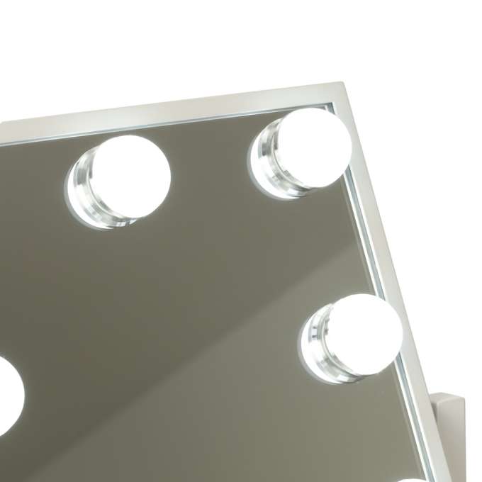 Lusterko do makijażu 9 LED z żarówkami USB 25x30cm