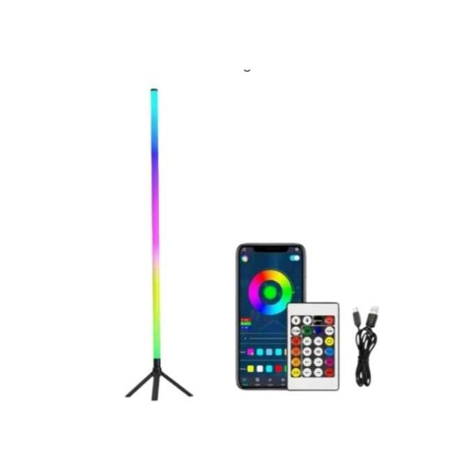 Lampa stojąca LED RGB gamingowa 120cm