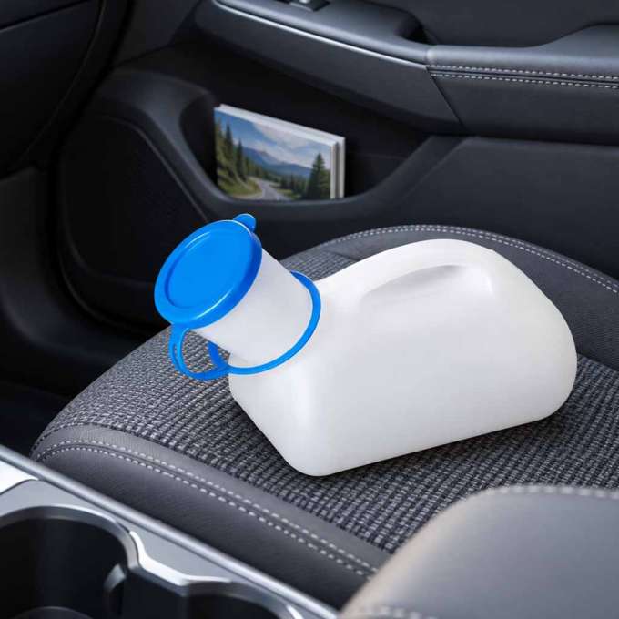 Portable Men's Urinal Sanitary Duck Urine Bottle