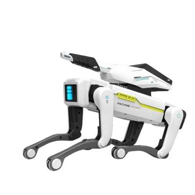 Robot pies interaktywny zdalnie sterowany z wyrzutnią sterowaniem głosowym