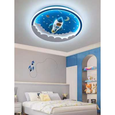 Lampa LED sufitowa plafon rakieta kosmiczna