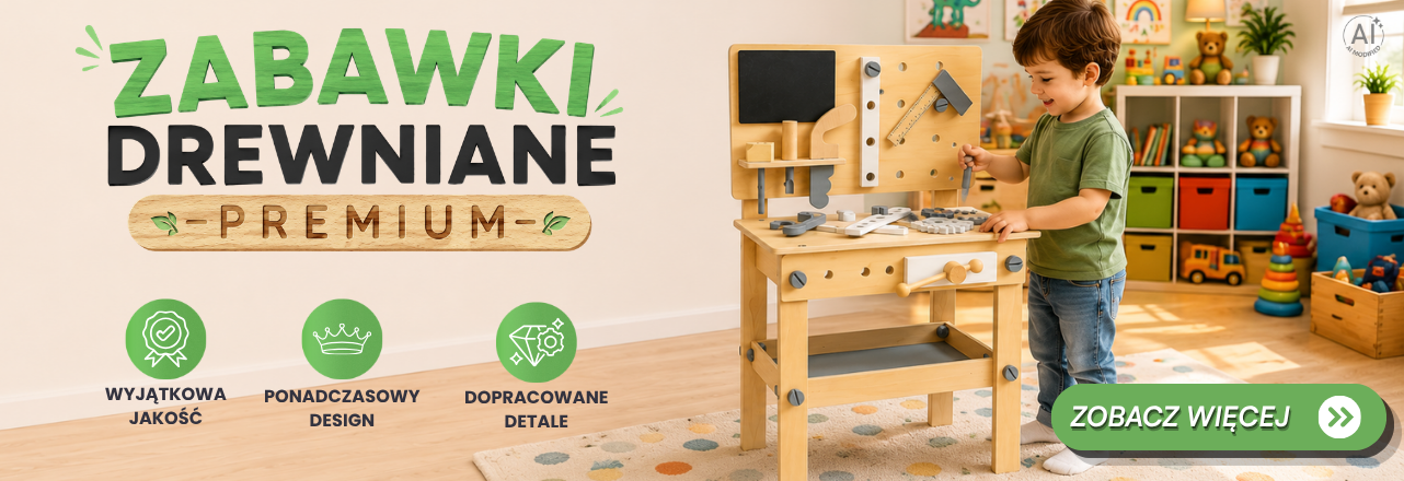 Zabawki drewniane premium