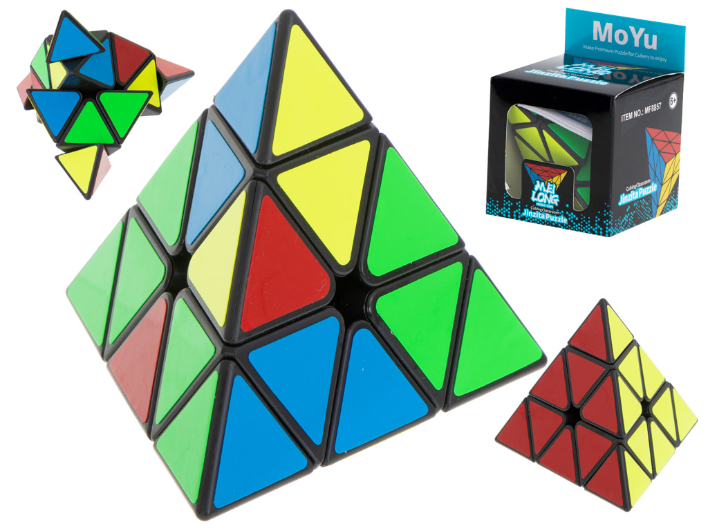 PYRAMINX Puzzle-Würfelspiel Black MoYu