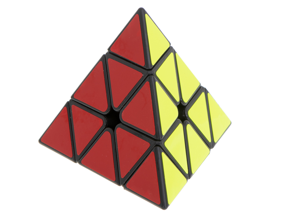 PYRAMINX puzzle hra s kostkami Black MoYu KX5682