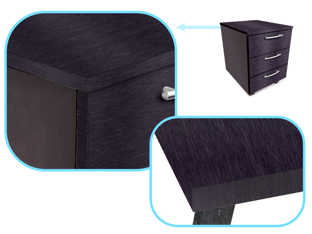 Role fólie metalická kartáčovaná černá 1,52x30m KX10163