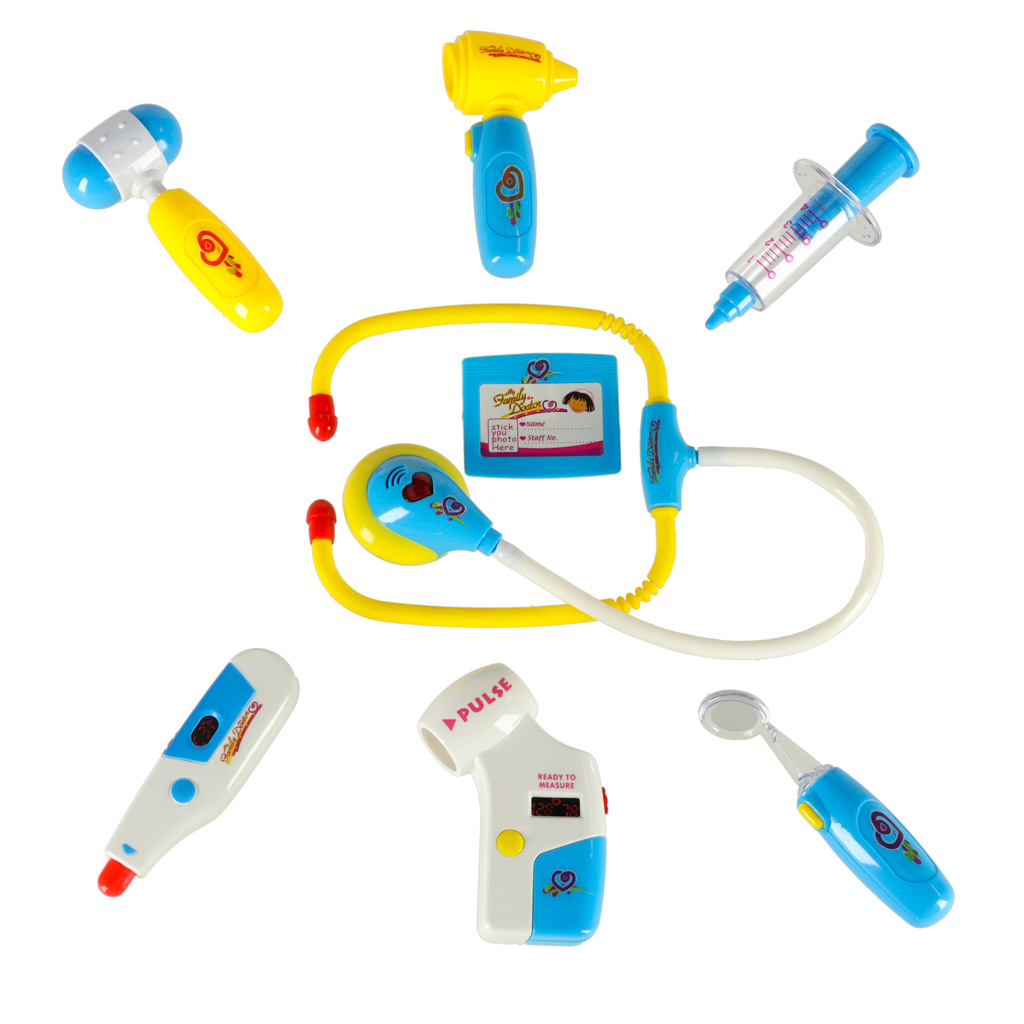 Doktorův set v kufříku DOKTOR +svítí modře KX9181