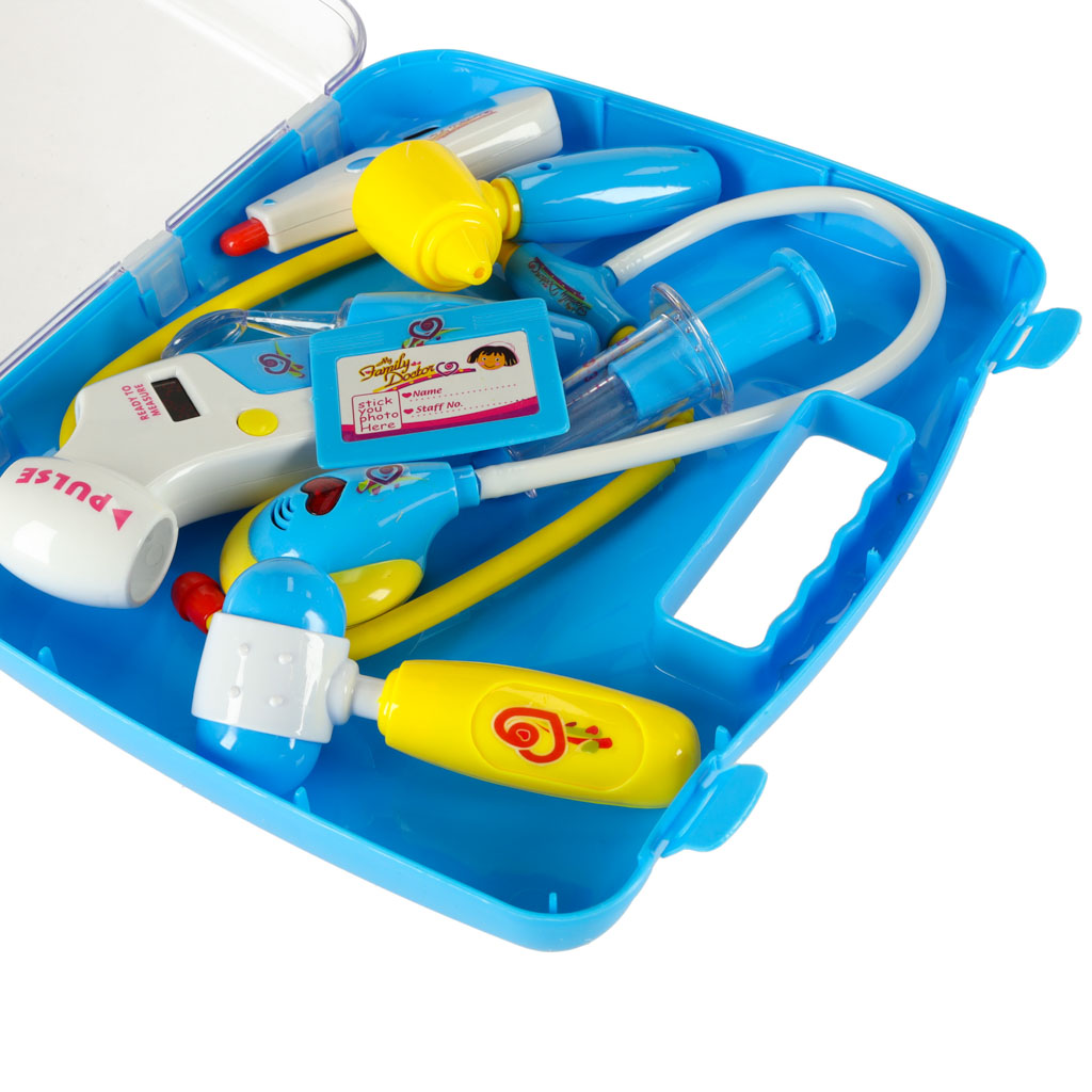 Doktorův set v kufříku DOKTOR +svítí modře KX9181