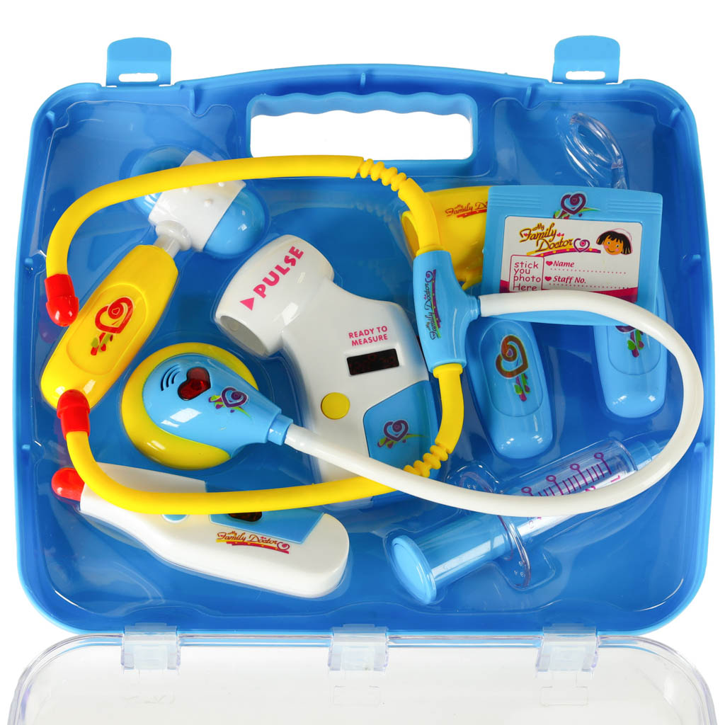 Doktorův set v kufříku DOKTOR +svítí modře KX9181