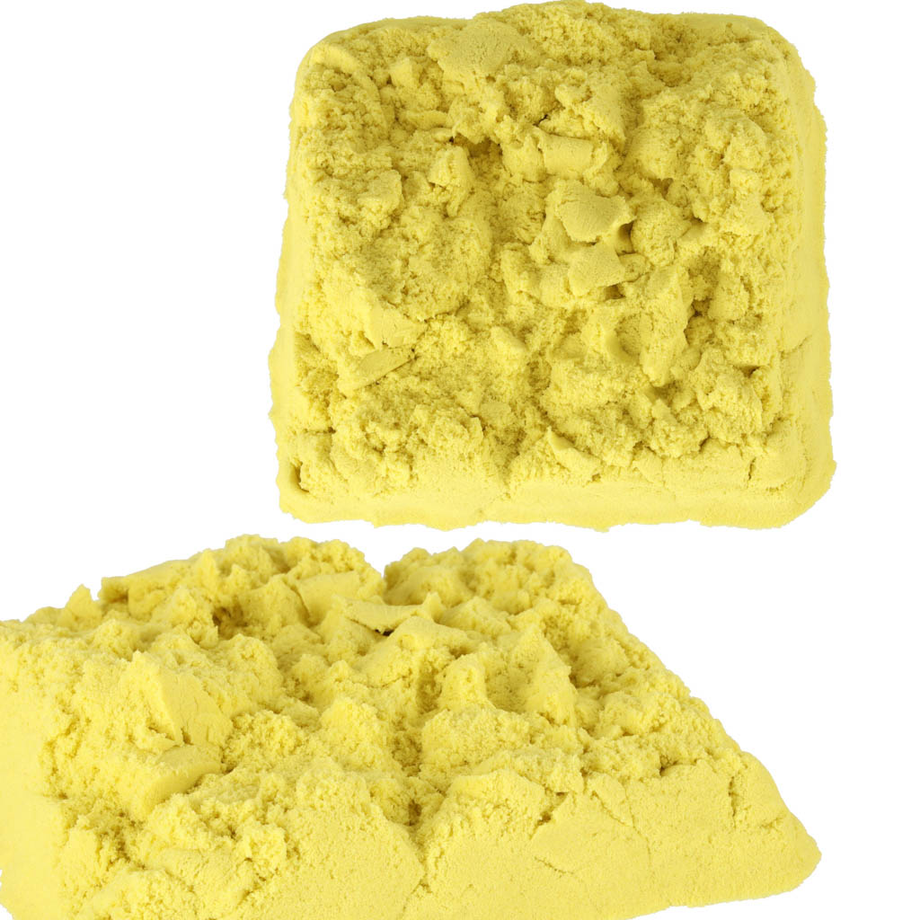 Kinetický písek 1 kg v sáčku žlutý KX9568_4