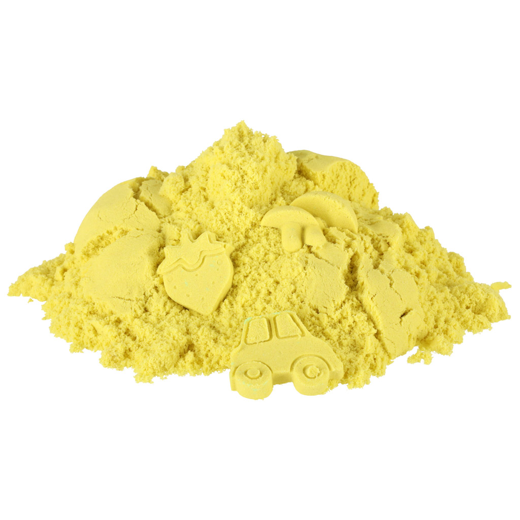 Kinetický písek 1 kg v sáčku žlutý KX9568_4