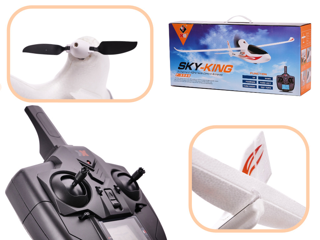 Samolot RC WLtoys Sky King F959S 2,4GHz KX9606