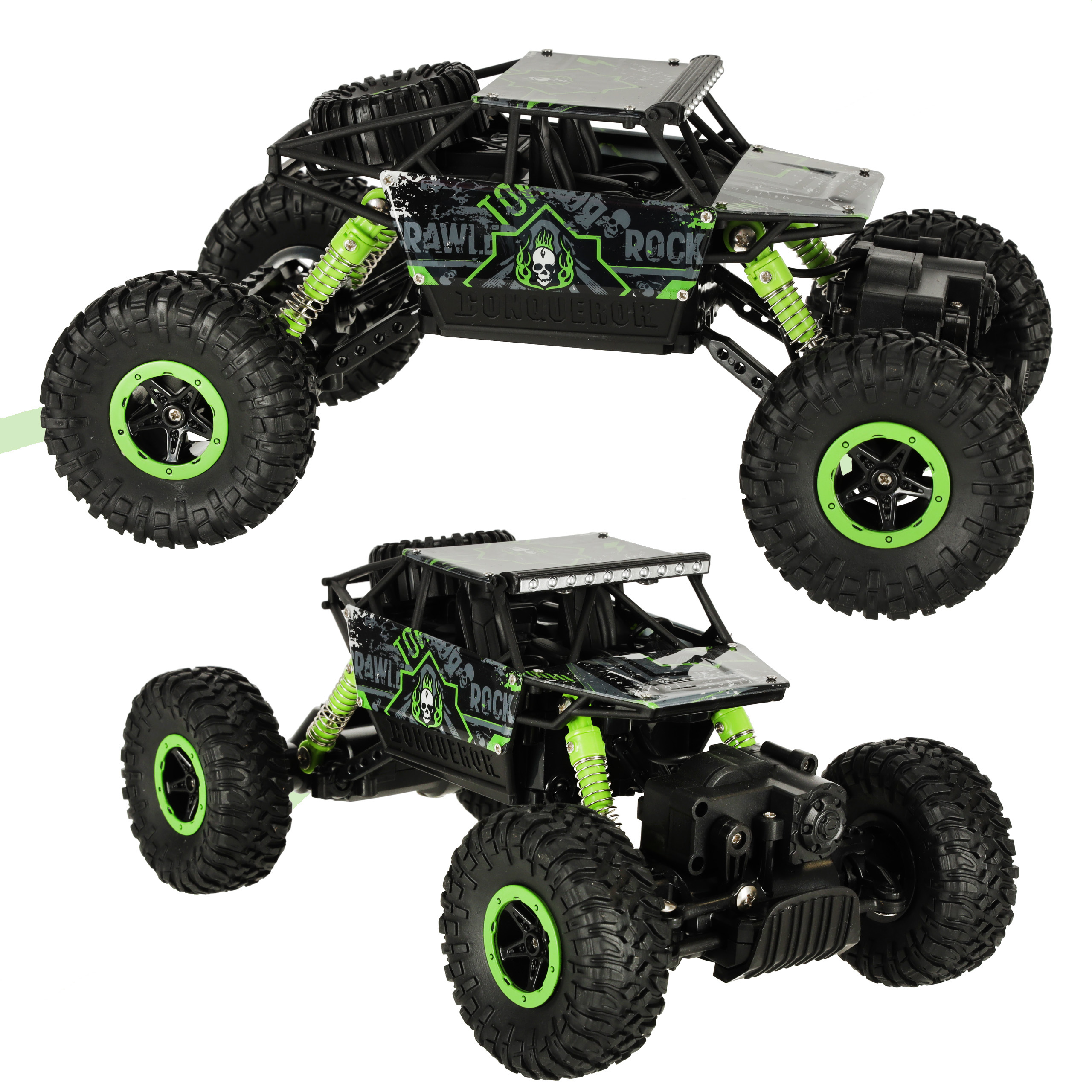 RC auto Rock Crawler HB 2.4GHz 1:18 zelené KX9643_1