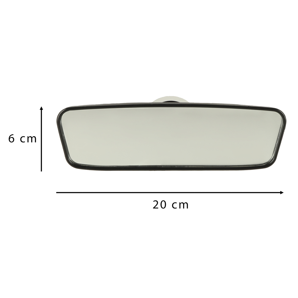 Širokoúhlé zpětné zrcátko s přísavkou 20 cm KX7655