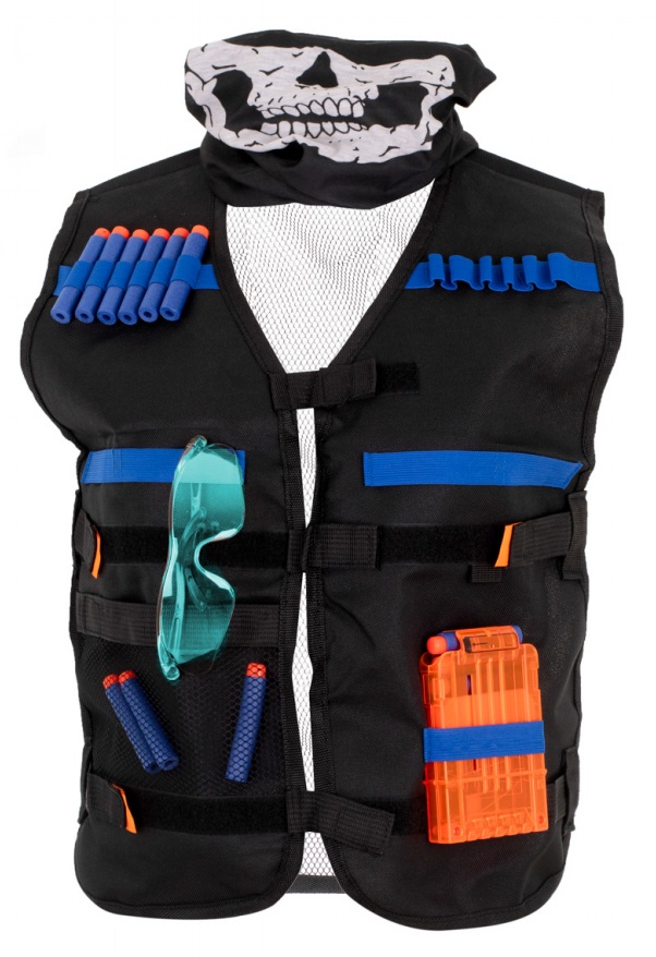 Taktická vesta s příslušenstvím pro odpalovací zařízení NERF+ KX7446