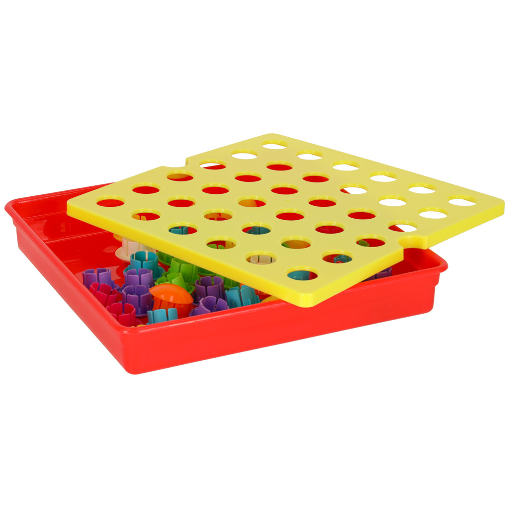 Vzdělávací knoflíková mozaika 57el. KX6612