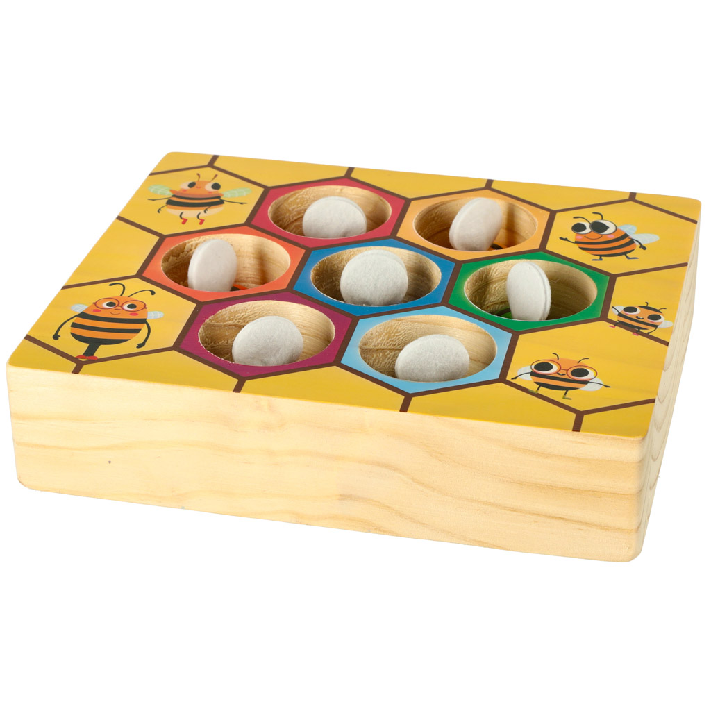 Montessori včelí plástve vzdělávací hra KX6519