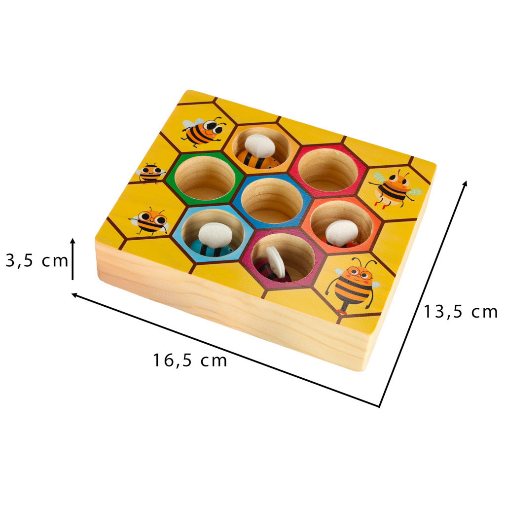 Montessori včelí plástve vzdělávací hra KX6519