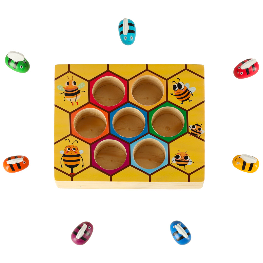 Montessori včelí plástve vzdělávací hra KX6519