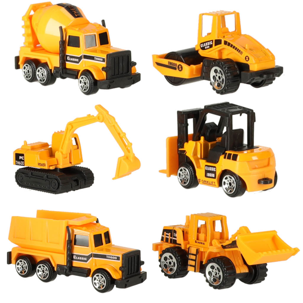 Sada 6 kusů stavebních strojů KX6682