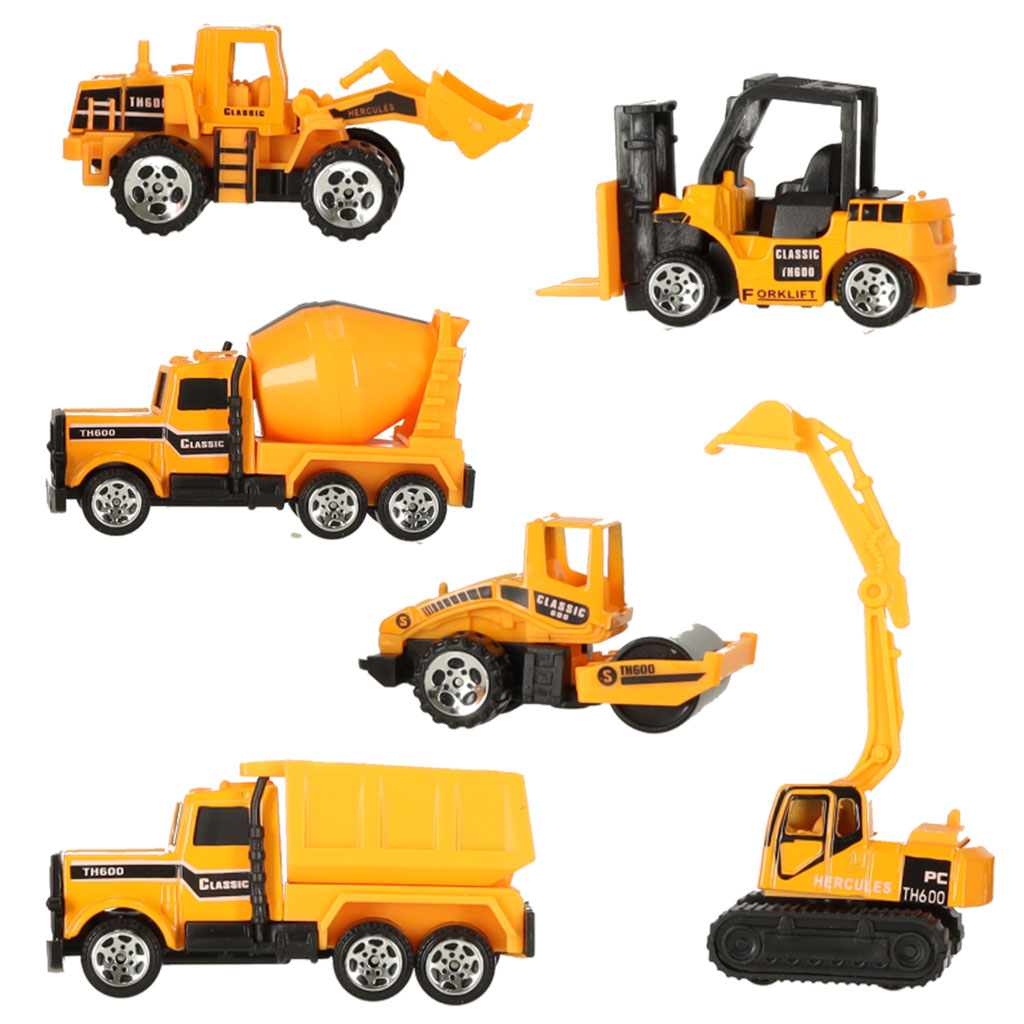 Sada 6 kusů stavebních strojů KX6682