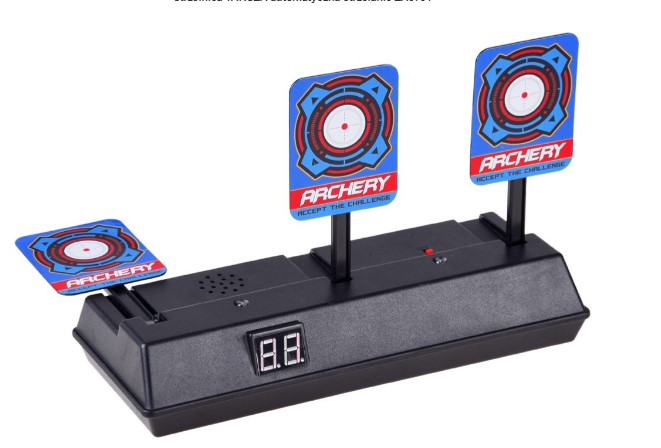Elektronický střelecký terč 3 terče digitální KX6407
