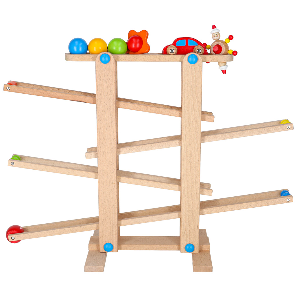 Dřevěná kuličková dráha Montessori XXL KX6496
