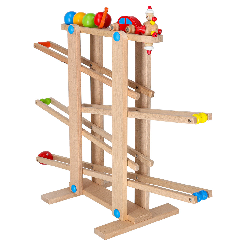 Dřevěná kuličková dráha Montessori XXL KX6496