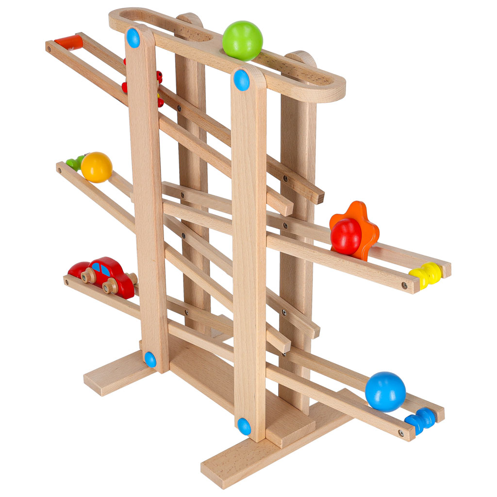 Dřevěná kuličková dráha Montessori XXL KX6496