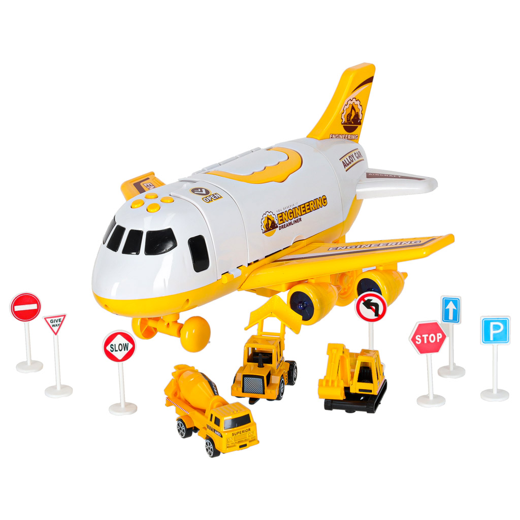 Transportní letadlo + 3 stavební vozidla KX6684_3