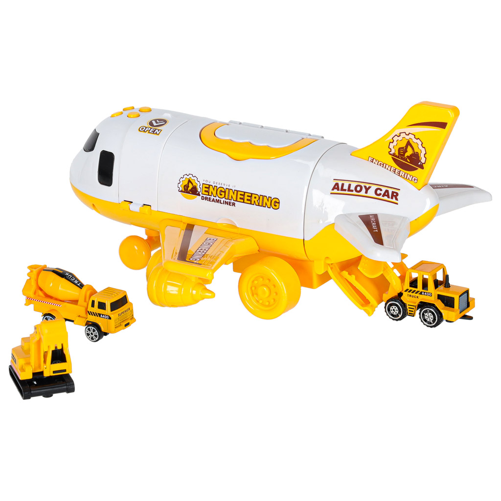 Transportní letadlo + 3 stavební vozidla KX6684_3