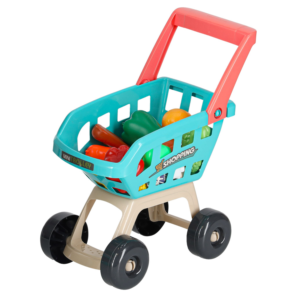 Pokladna v supermarketu + mincovní vozík KX6395