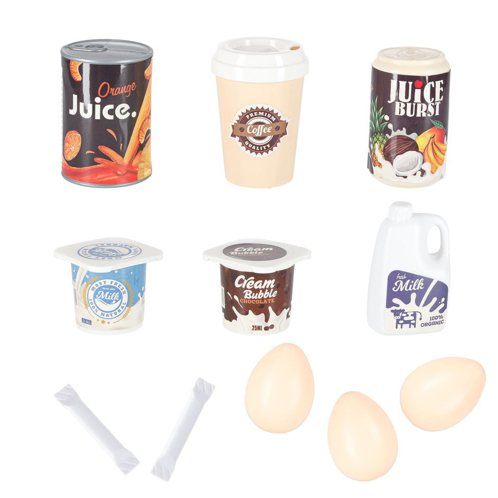 Pokladna v supermarketu + mincovní vozík KX6395