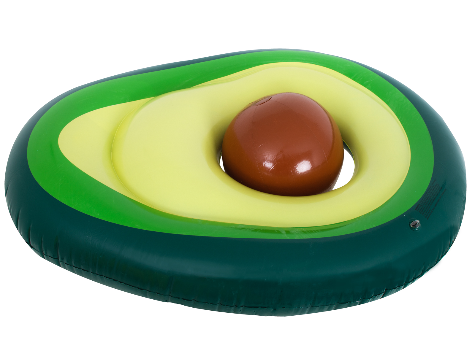 Nafukovací plavecká matrace s avokádovým míčem se semínky 150 cm XL KX6158