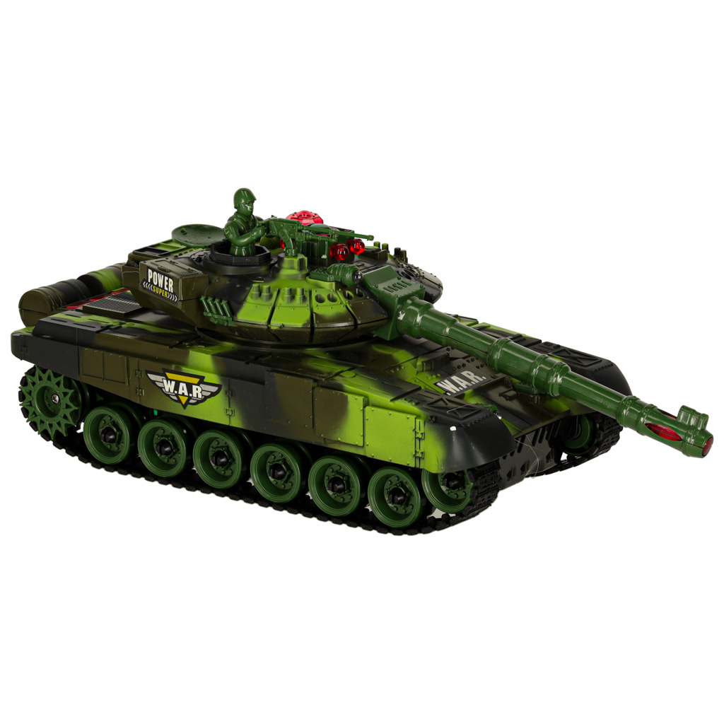 RC válečný tank 9993 2,4 GHz lesní kamufláž KX6036