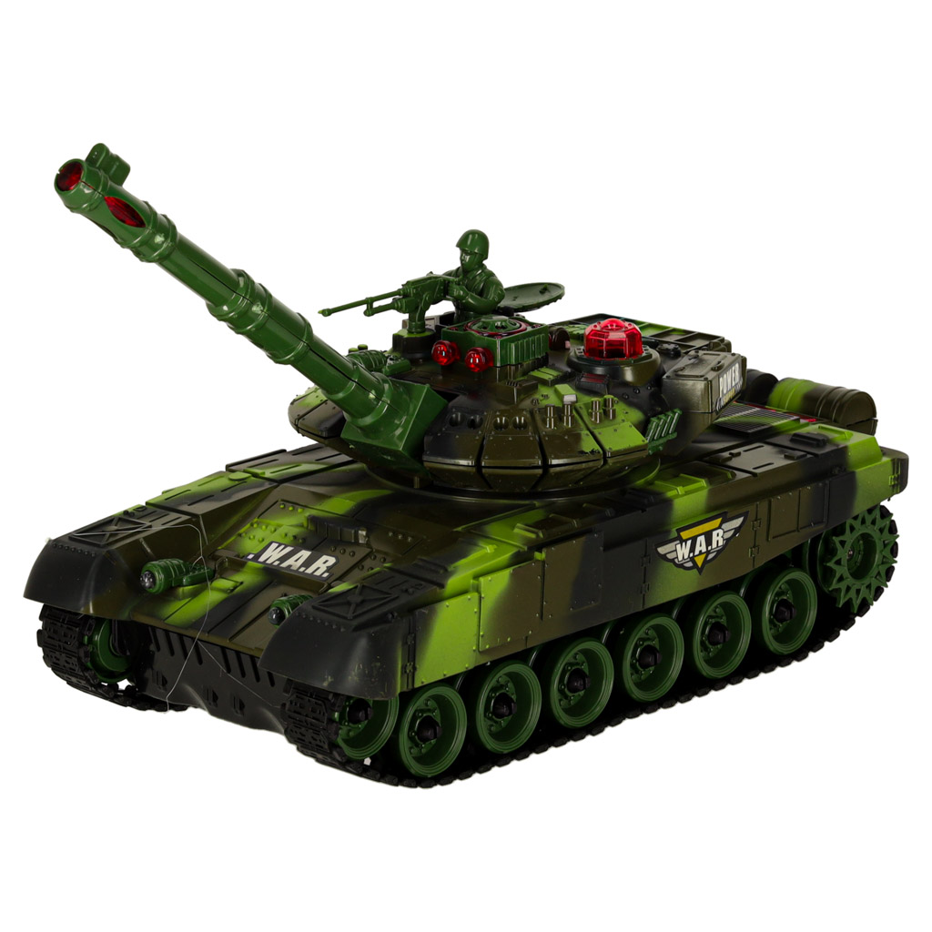 RC válečný tank 9993 2,4 GHz lesní kamufláž KX6036