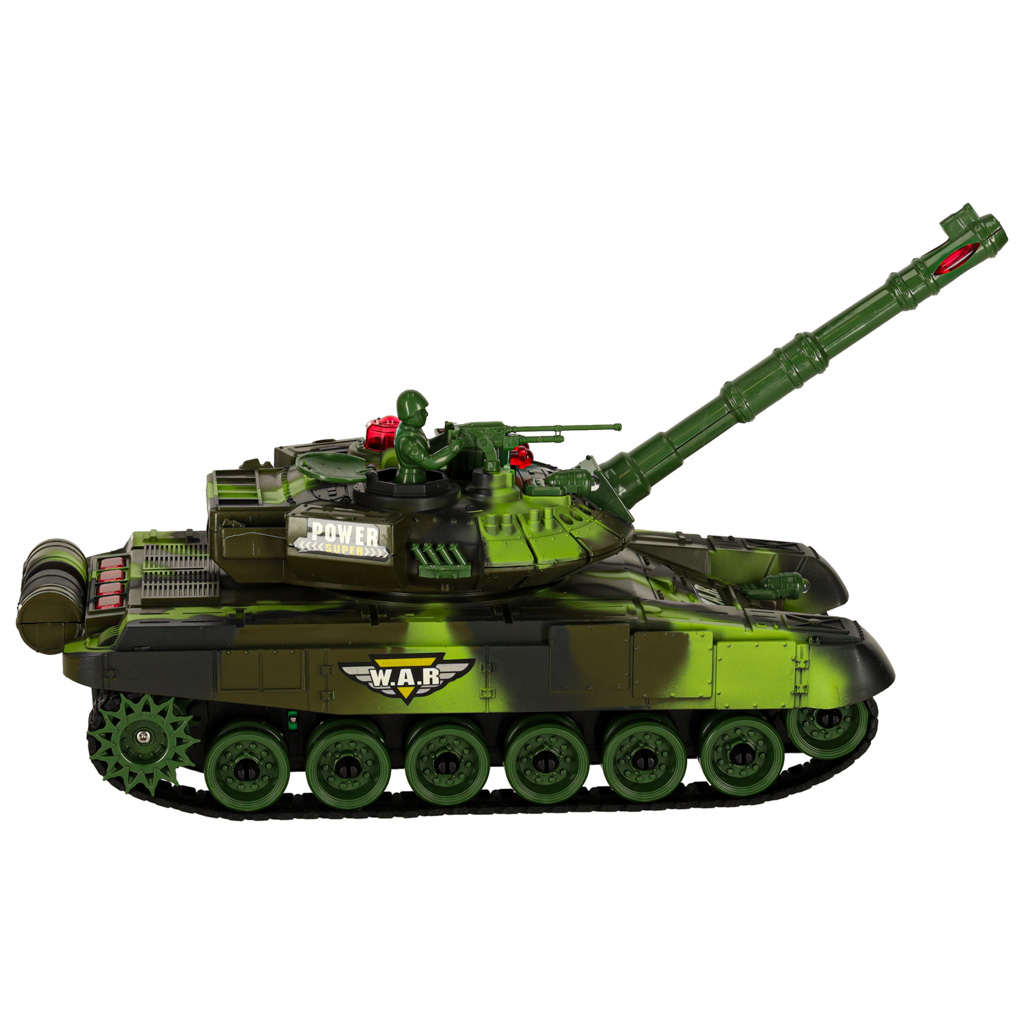 RC válečný tank 9993 2,4 GHz lesní kamufláž KX6036