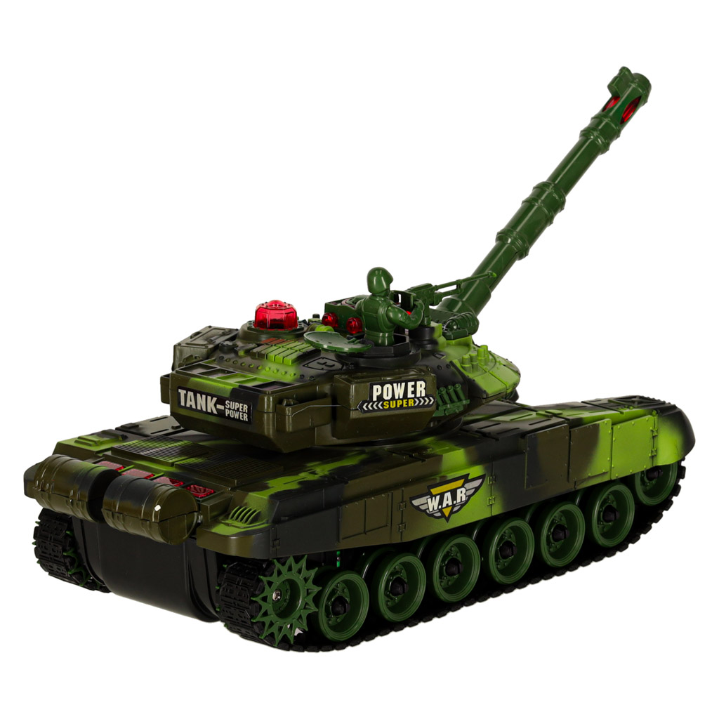 RC válečný tank 9993 2,4 GHz lesní kamufláž KX6036