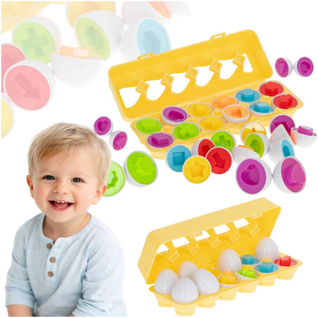 Educational puzzle eggs. Wholesale, import from China. Wholesaler