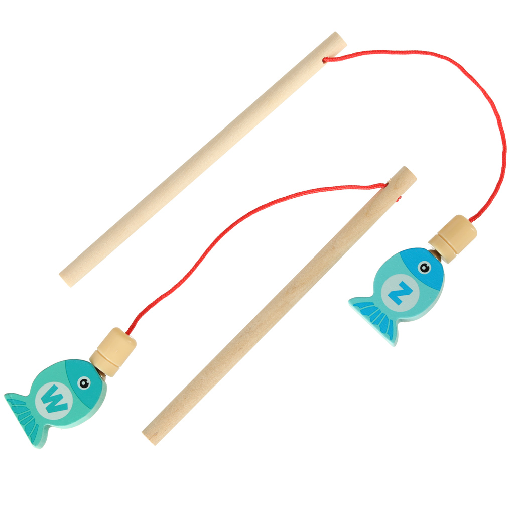 Montessori dřevěná rybářská hra s magnety KX5954